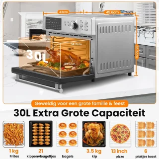 RFWR® Heteluchtoven 30L