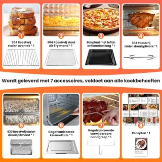 RFWR® Heteluchtoven 30L