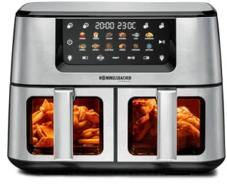 Rommelsbacher dubbele airfryer FRH 2650 heteluchtfriteuse