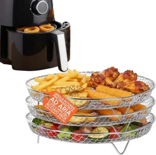 Rond grillrooster voor luchtfriteuse