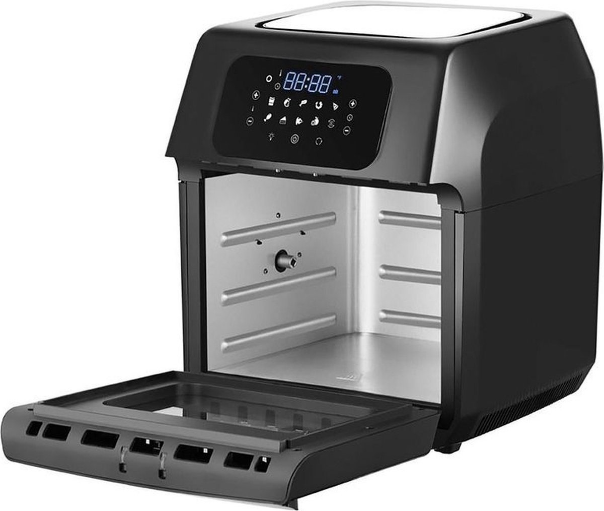 Royal Swiss Airfryer Oven 12L Zwart/RVS