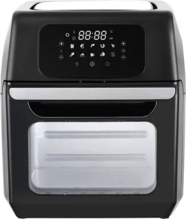 Royal Swiss Airfryer Oven 12L Zwart/RVS