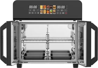 Royal Swiss Airfryer Oven 23L Zwart/RVS