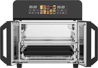 Royal Swiss Airfryer Oven 23L Zwart/RVS