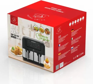 Royal Swiss Double 2x4.5L Airfryer