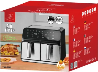 Royal Swiss® Dubbele Airfryer Heteluchtfriteuse