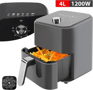 Rustive Airfryer 4L Elektrische Luchtfriteuse 1200W