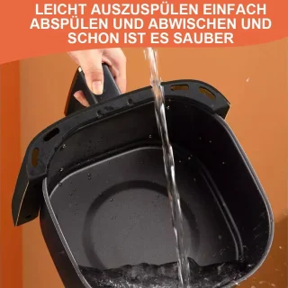 Rustive Airfryer 4L Elektrische Luchtfriteuse 1200W