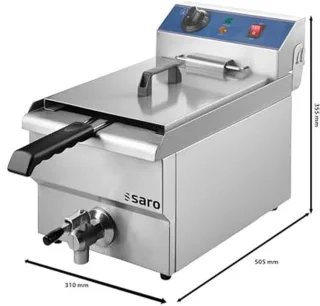 RVS Friteuse 13L