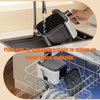 RVV® Mini Airfryer - Heteluchtfriteuse 2,5 L Wit