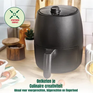 RVV® Mini Airfryer Zwart