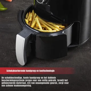 RVV® Mini Airfryer - Zwart