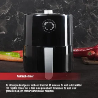 RVV® Mini Airfryer - Zwart