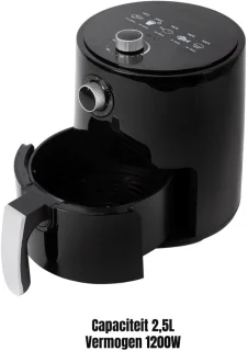 RVV® Mini Airfryer - Zwart