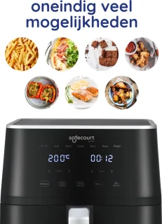 Safecourt Kitchen Airfryer XL 5L Zwart