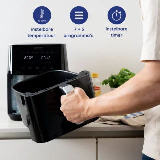 Safecourt Kitchen Airfryer XXL 7L Zwart