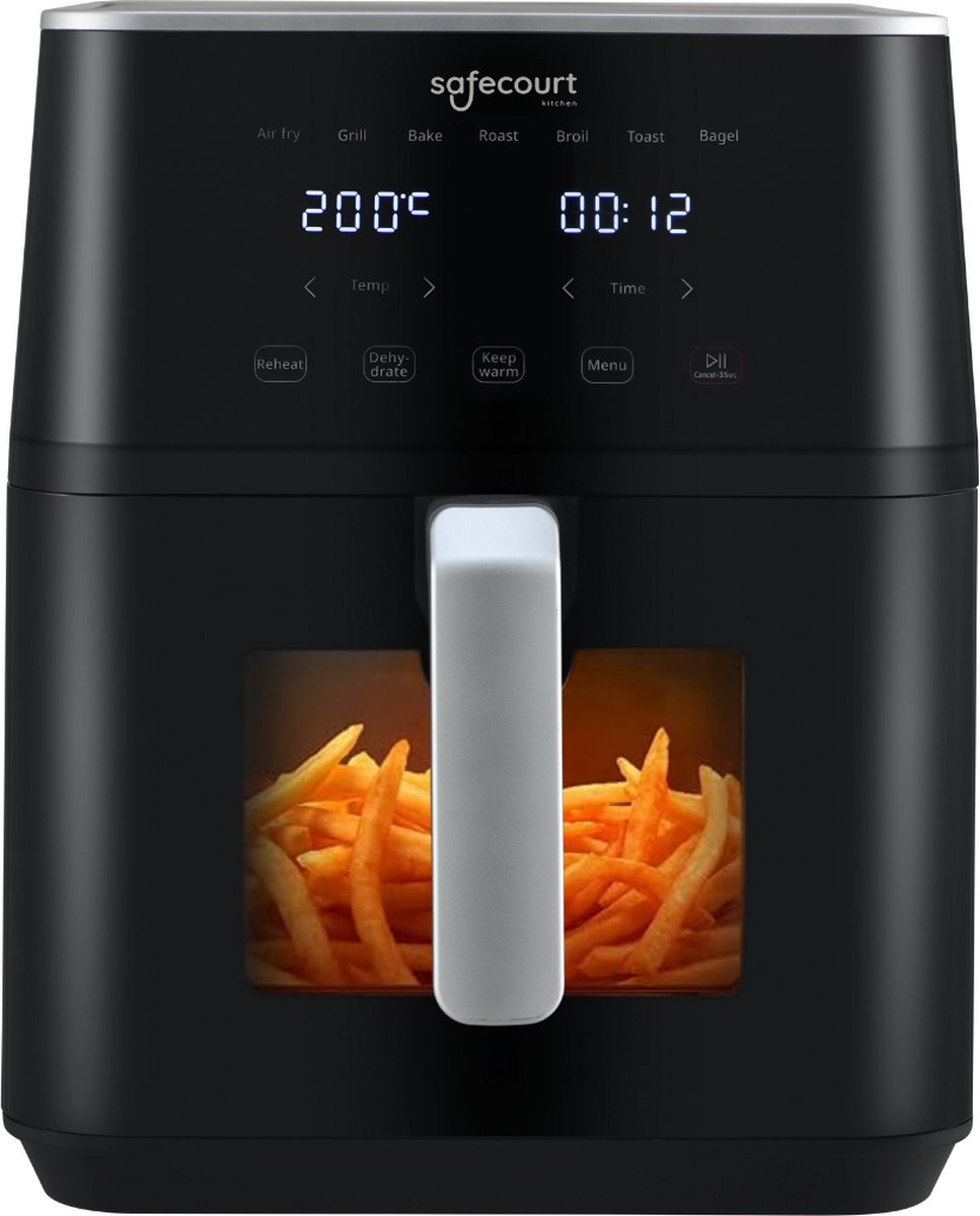 Safecourt Kitchen Airfryer XXL 7L Zwart