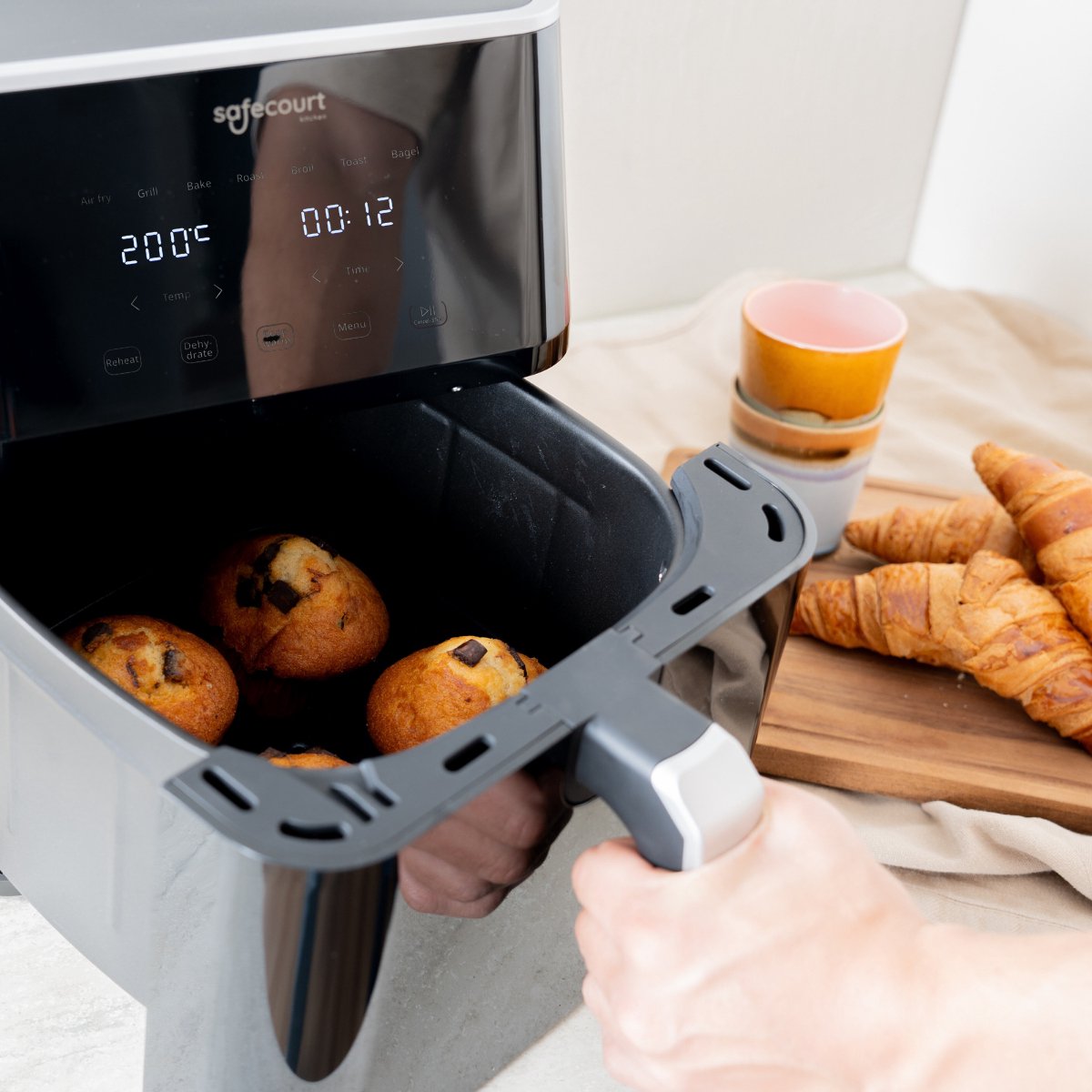 Safecourt Kitchen Airfryer XXL 7L Zwart