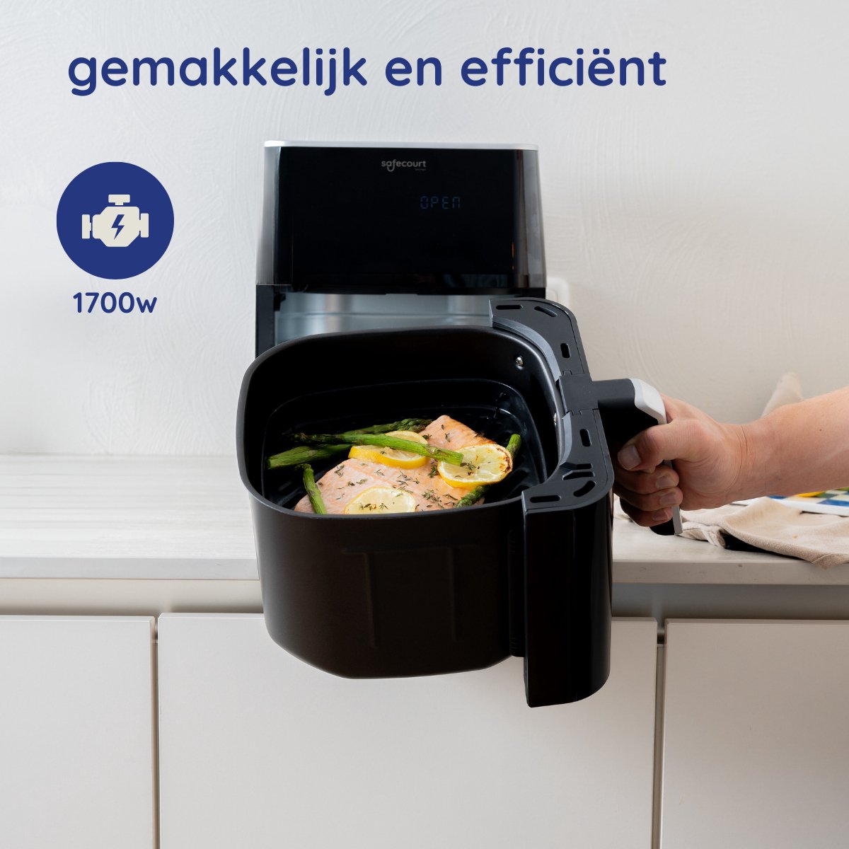 Safecourt Kitchen Airfryer XXL 7L Zwart