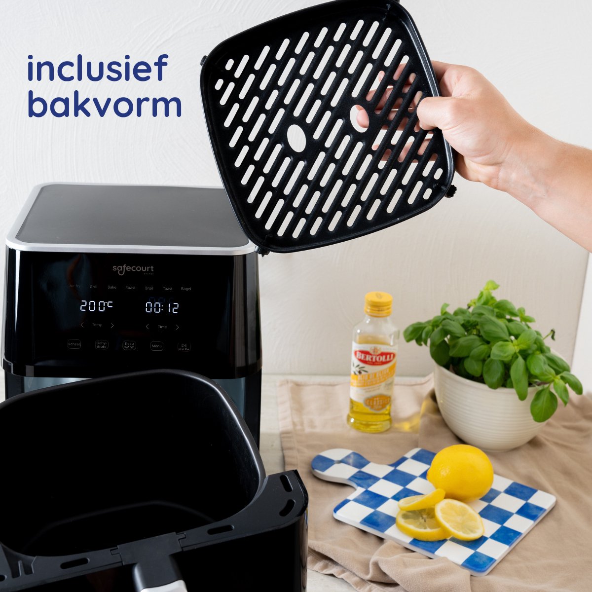 Safecourt Kitchen Airfryer XXL 7L Zwart