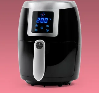 Sandra's Keukenmini's Airfryer Heteluchtfriteuse 2L Zwart