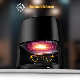 Wat vinden we goed aan de SAVI® Mini Airfryer - Zwart