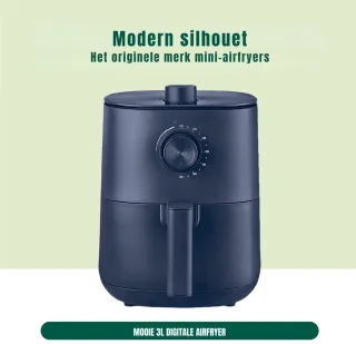 SCH® Mini Airfryer - Blauw