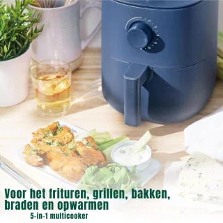 SCH® Mini Airfryer - Blauw