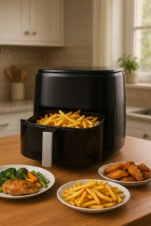 SEESS Smartfryer XL Airfryer - Dubbele Mand