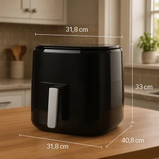 SEESS Smartfryer XL Airfryer - Dubbele Mand