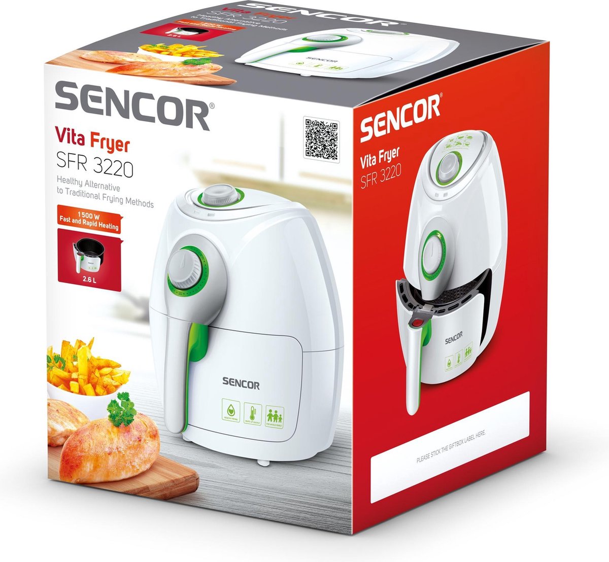 Sencor SFR 3220WH Heteluchtfriteuse