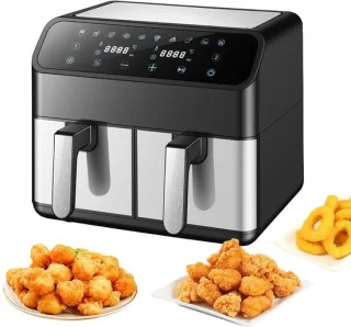 Sensova Airfryer 8L Dubbele lades