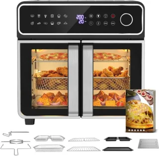 Sensova Dubbele Airfryer Oven 23L XXL