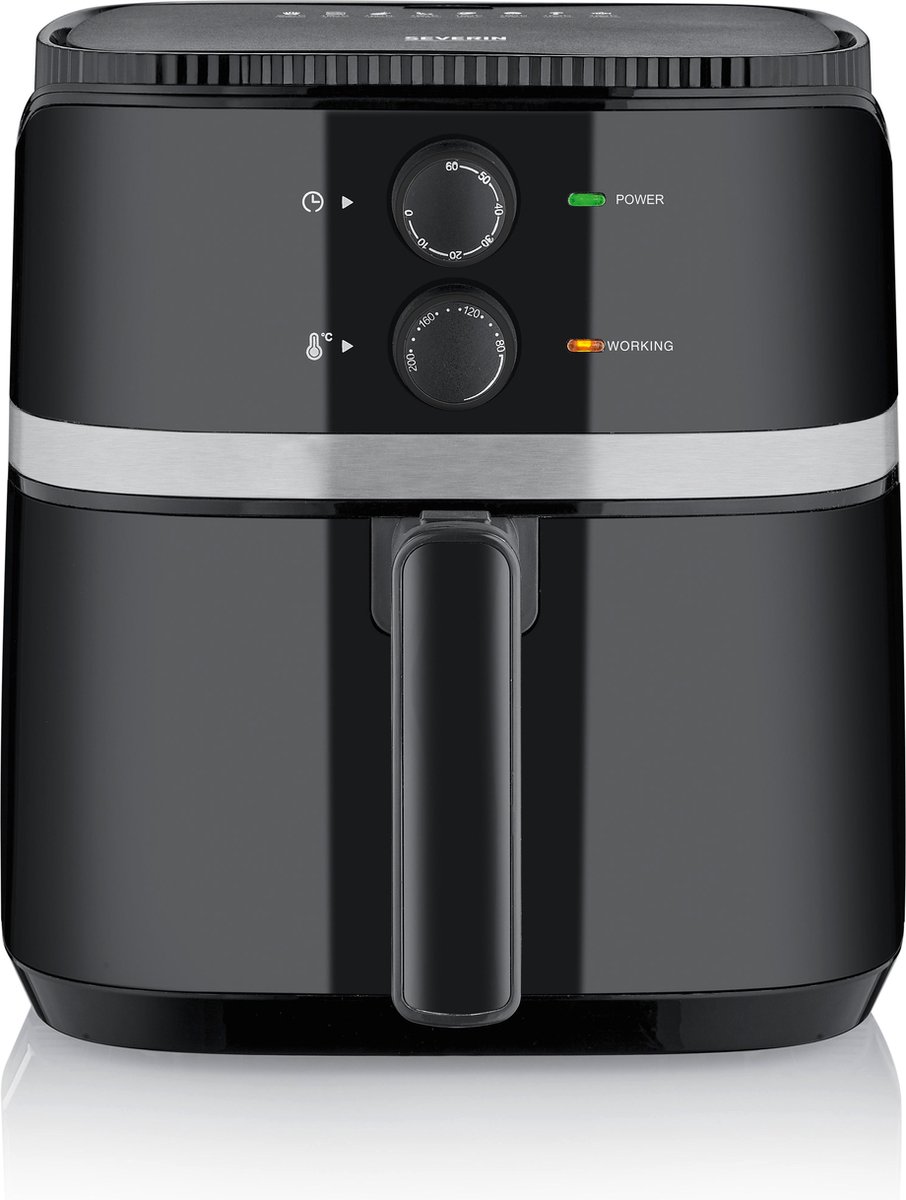 De Severin FR 2452 Heteluchtfriteuse 5L Zwart in één oogopslag