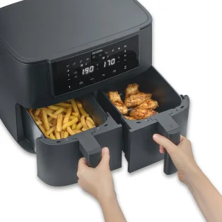 Severin FR 2463 Dubbele Heteluchtfriteuse 8L