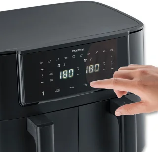 Severin FR 2463 Dubbele Heteluchtfriteuse 8L