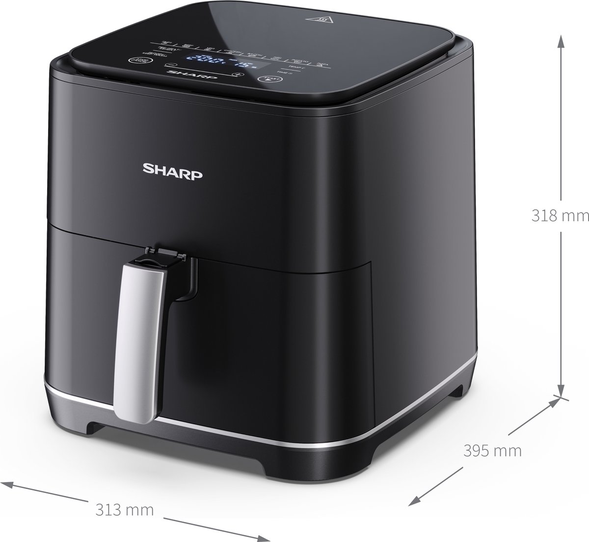Sharp AF-GS552AE-B Airfryer 5.5L 1650W