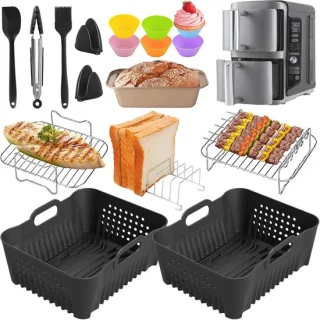 Siliconen airfryer accessoireset
