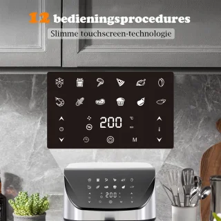 Sinaopus 8001-8L Digitale Airfryer XXL