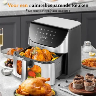 Sinaopus 8001-9L Digitale Airfryer XXL Heteluchtfriteuse