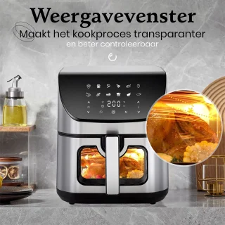 Sinaopus 8001-9L Digitale Airfryer XXL Heteluchtfriteuse