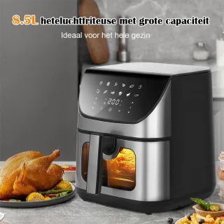 Sinaopus 8001 Digitale Airfryer XXL 8.5L