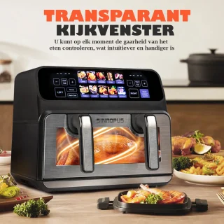 Sinaopus Airfryer XXL 10L 802 DualMand