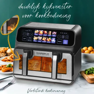 Sinaopus Airfryer XXL 9L 802 DualMand