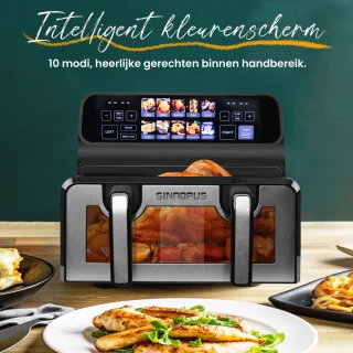 Sinaopus Airfryer XXL 9L 802 DualMand