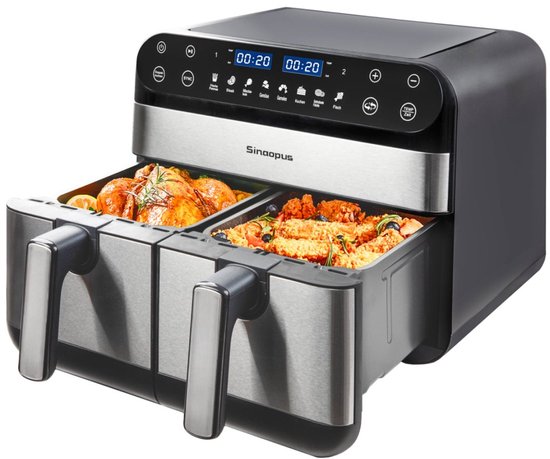 Sinaopus Digitale Airfryer XXL 10L 920 DualMand review