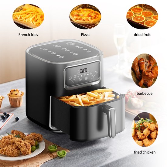 Smart Family 10L Digital Air Fryer 1400W Black EU