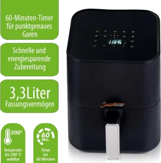 Smart Kitchen Heteluchtfriteuse 3,3 L Mini Airfryer