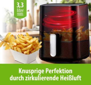 Smart Kitchen Heteluchtfriteuse 3,3 L Mini Airfryer