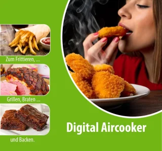 Smart Kitchen Heteluchtfriteuse 3,3 L Mini Airfryer